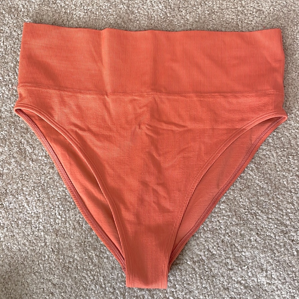 Victorias Secret PINK Coral bikini bottoms- High Waist- XXL- NWT